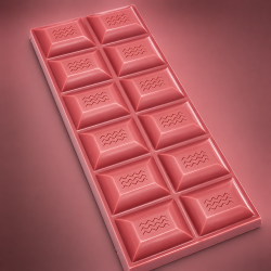 Tablette de chocolat Ruby 32,8%